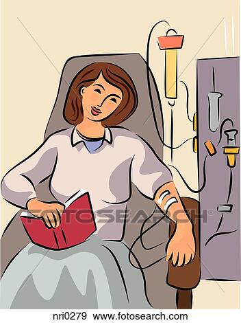 Illustration of a woman hooked up to a kidney dialysis machine View Large Illustration Stock Illustration - Illustration of a woman hooked up to a kidney dialysis machine. Fotosearch