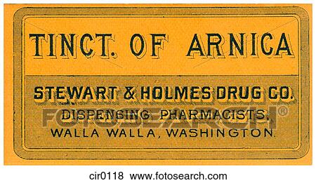 A vintage medical tincture label View Large Illustration Stock Illustration - A vintage medical tincture label. Fotosearch