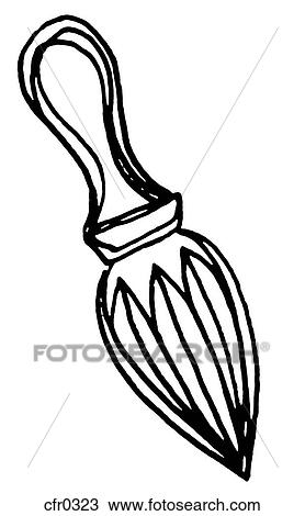 A black and white illustration of a citrus reamer View Large Illustration Drawing - A black and white illustration of a citrus reamer. Fotosearch