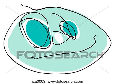 Childlike drawing of a human face View Large Illustration Stock Illustration - Childlike drawing of a human face. Fotosearch