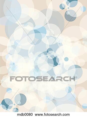 Clipart - A blue and tan bubble burst pattern illustration. Fotosearch