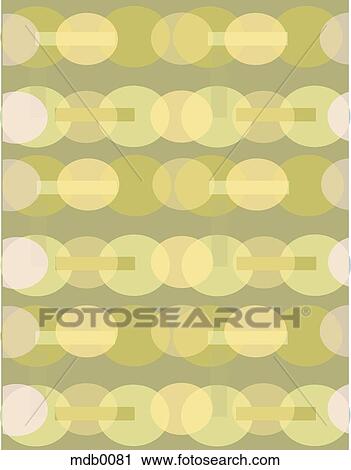 A green and olive retro oval pattern View Large Illustration Clip Art - A green and olive retro oval pattern. Fotosearch
