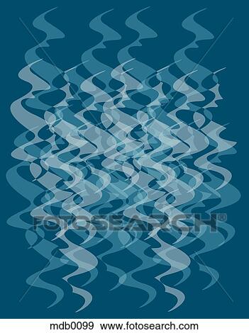 Blue abstract water swirl pattern illustration View Large Illustration Stock Illustration - Blue abstract water swirl pattern illustration. Fotosearch