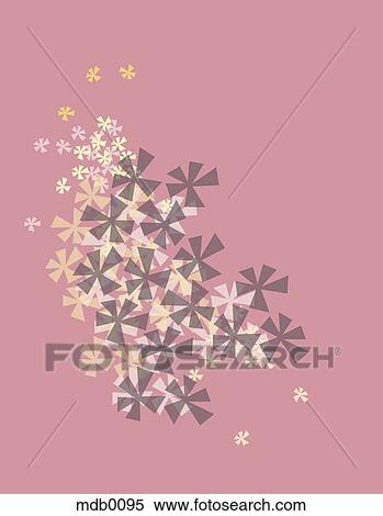 Gray and light purple flower burst on a mauve background View Large Illustration Stock Illustration - Gray and light purple flower burst on a mauve background. Fotosearch