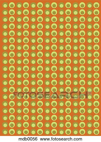 Green circles on a brown background View Large Illustration Stock Illustration - Green circles on a brown background. Fotosearch