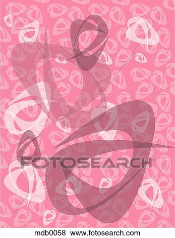 Retro purple shapes on a pink background View Large Illustration Stock Illustration - Retro purple shapes on a pink background. Fotosearch