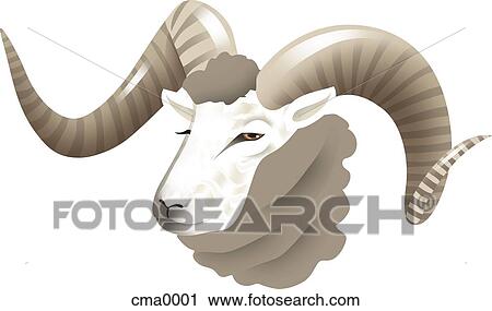Clip Art - Aries. Fotosearch