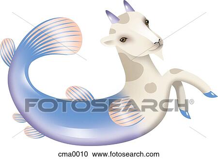 Capricorn View Large Illustration Clipart - Capricorn. Fotosearch