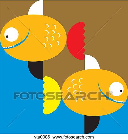 Stock Illustration - Pisces the fish. Fotosearch