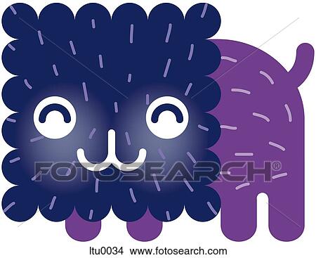 Stock Illustration - A cute Leo lion character. Fotosearch