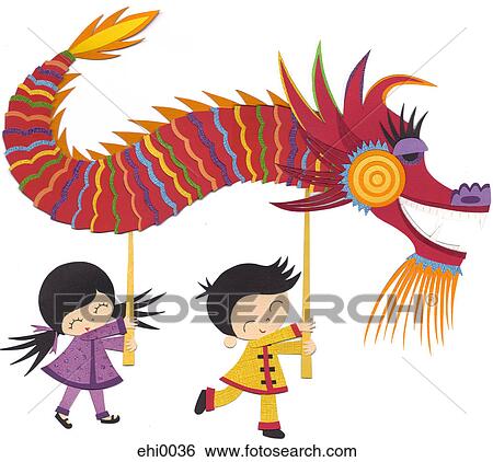 Chinese New Year View Large Illustration Stock Illustration - Chinese New Year. Fotosearch