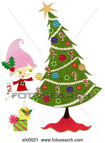 Christmas day Clip Art | ehi0021 | Fotosearch