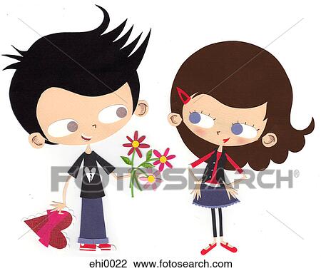 Valentines day View Large Illustration Drawing - Valentines day. Fotosearch