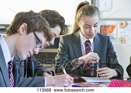 Homeless man writing math image