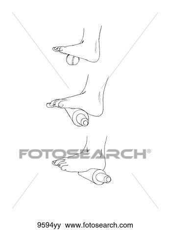 Foot Massage Exercises Unlabeled View Large Illustration Stock Illustration - Foot Massage Exercises Unlabeled. Fotosearch