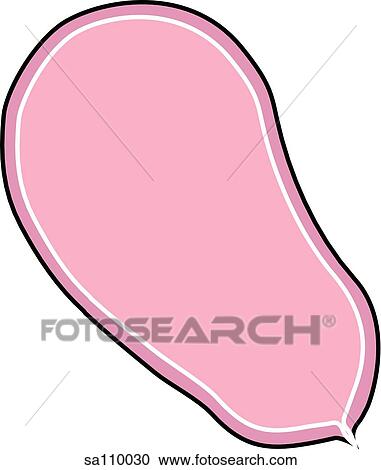 Clipart - Lateral view of a pregnant woman showing expansion of uterus during the second trimester.. Fotosearch