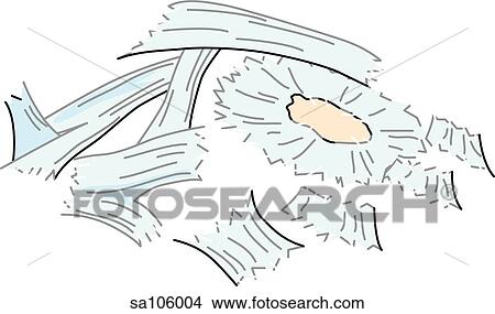 Stock Illustration - Lateral view of the right ankle joint showing ligaments of foot.. Fotosearch