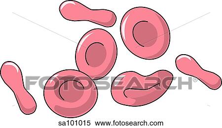 Stock Illustration - Red blood cells (erythrocytes).. Fotosearch