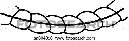 External sutures for location 2. View Large Illustration Stock Illustration - External sutures for location 2.. Fotosearch