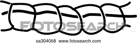 Stock Illustration - External sutures for location 2.. Fotosearch
