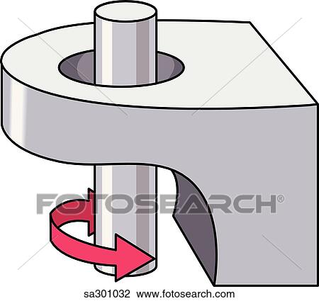 Pivot joint. View Large Illustration Drawing - Pivot joint.. Fotosearch