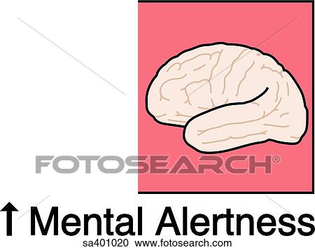 Epinephrine increases mental alertness. View Large Illustration Clipart - Epinephrine increases mental alertness.. Fotosearch