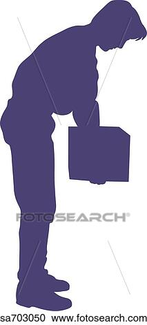 Adult male demonstrating improper lifting technique. View Large Illustration Clipart - Adult male demonstrating improper lifting technique.. Fotosearch