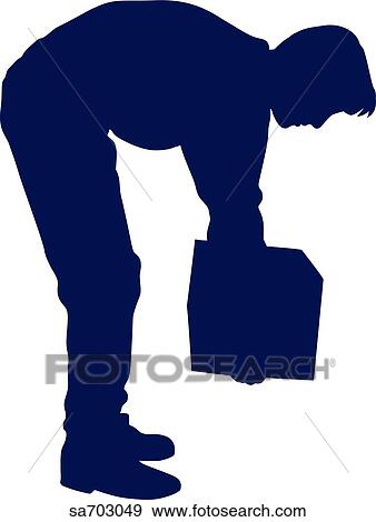 Adult male demonstrating improper lifting technique. View Large Illustration Stock Illustration - Adult male demonstrating improper lifting technique.. Fotosearch