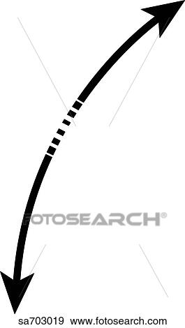 Lateral view of vertebral column showing compression fracture of a vertebra (arrows only). View Large Illustration Stock Illustration - Lateral view of vertebral column showing compression fracture of a vertebra (arrows only). . Fotosearch