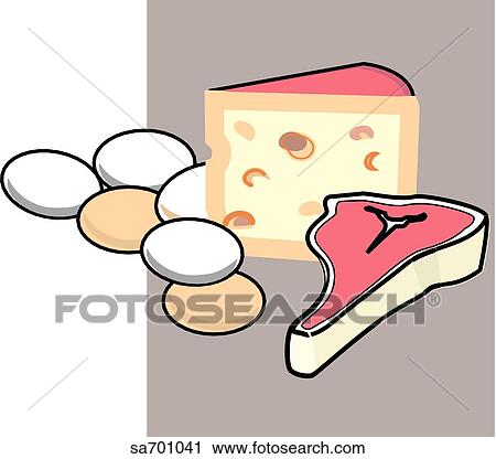 Clip Art - Table organized from least to greatest of risk factors associated with heart attacks: high cholesterol.. Fotosearch