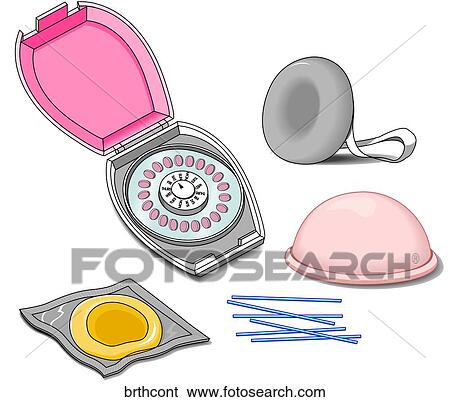Stock Illustration - Birth Control Devices. Fotosearch