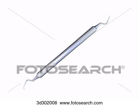 Gracey curette. View Large Illustration Stock Illustration - Gracey curette.. Fotosearch