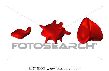 Red Blood Cells Of Irregular Shape Schistocyte Left