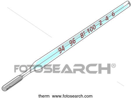 温度計 イラスト Therm Fotosearch