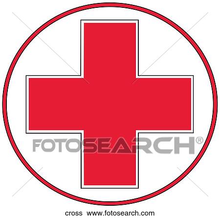 Croce Rossa Simbolo Archivio Illustrazioni Cross Fotosearch