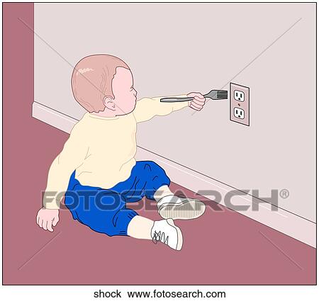 Drawing - Diagram Showing Shock. Fotosearch