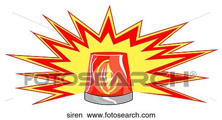 Stock Illustration - Emergency Siren. Fotosearch