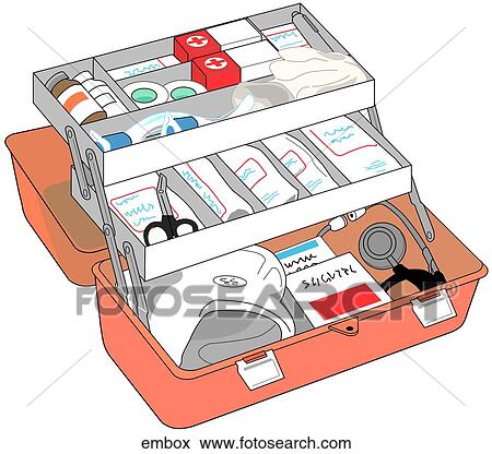 EMT Box View Large Illustration Stock Illustration - EMT Box. Fotosearch