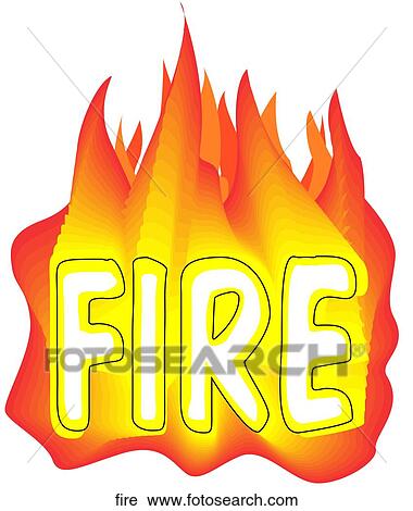 Fire Type View Large Illustration Clip Art - Fire Type. Fotosearch