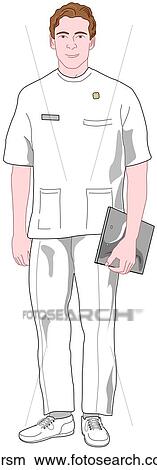 Male Nurse View Large Illustration Stock Illustration - Male Nurse. Fotosearch