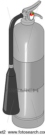Drawing - Multi-Dry Chemical Exting.. Fotosearch