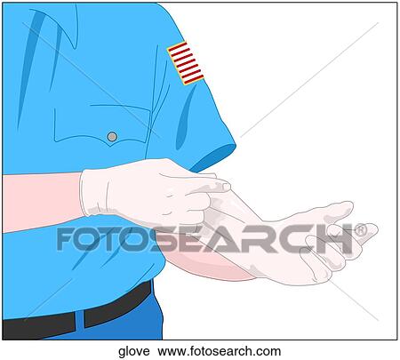 Clip Art - Safety Gloves. Fotosearch