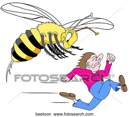 蜂 漫画 イラスト Beetoon Fotosearch