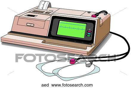 Automatic External Defibrillator View Large Illustration Clip Art - Automatic External Defibrillator. Fotosearch
