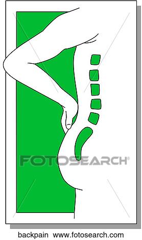 Stock Illustration - Back Pain Icon. Fotosearch