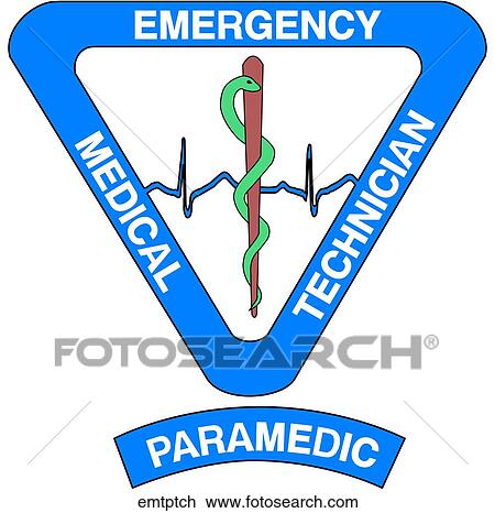 Drawing - EMT Patch. Fotosearch