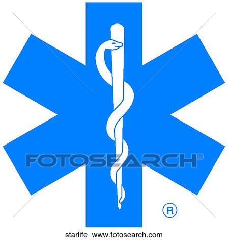 Star of Life Symbol View Large Illustration Clip Art - Star of Life Symbol. Fotosearch