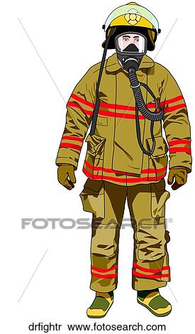 Dress a Fire Fighter View Large Illustration Stock Illustration - Dress a Fire Fighter. Fotosearch