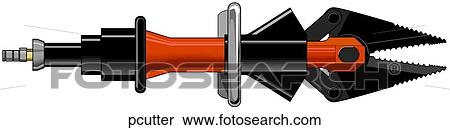 Power Cutter View Large Illustration Stock Illustration - Power Cutter. Fotosearch