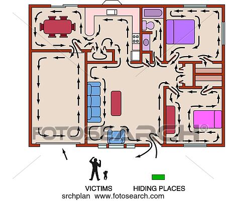 Search Floor Plan View Large Illustration Stock Illustration - Search Floor Plan. Fotosearch